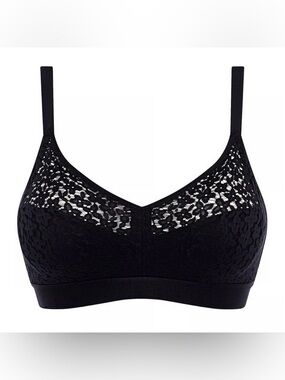 Chantelle Norah Comfort Supportive Wirefree Bra Black 40DDDD C13F80-011